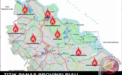 BPBD Riau Klaim Hotspot Sudah Teratasi